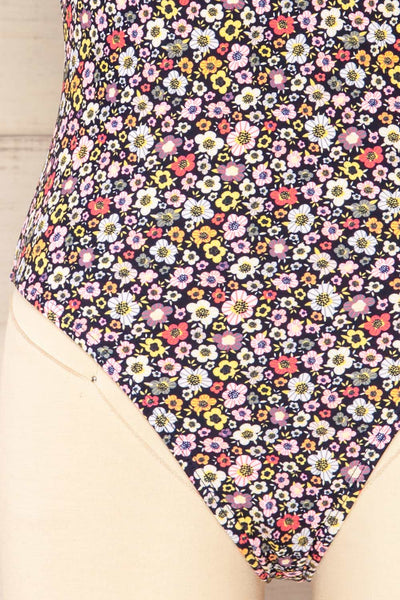 Heidelberg One-Piece Ditsy Floral Swimsuit | La petite garçonne-  front bottom