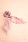 Heinola Lilas Lilac Organza Hair Scrunchie with Bow | Boutique 1861