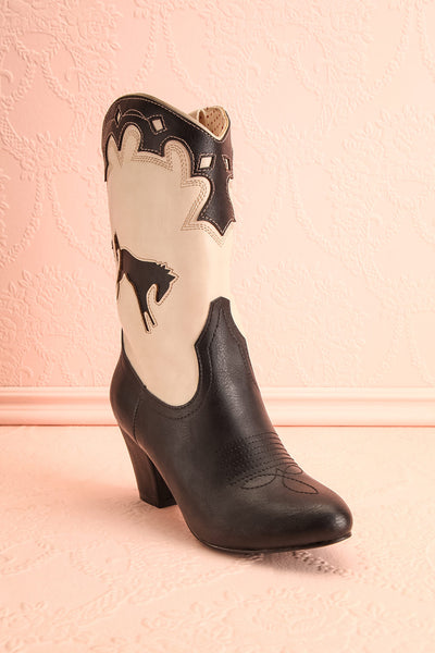 Hellebore Retro Cowboy Boots | Bottes | Boutique 1861 front view