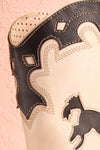 Hellebore Retro Cowboy Boots | Bottes | Boutique 1861 back close-up