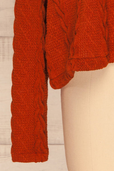 Hellen Cream Cropped Knit Sweater | La petite garçonne bottom