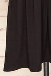 Hemili Black Wrap Neckline Short Dress | La petite garçonne bottom