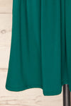 Hemili Emerald Green Wrap Neckline Short Dress | La petite garçonne bottom
