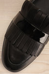Hemming Black Leather Loafer with Tassels flat lay close-up | La Petite Garçonne Chpt. 2 3