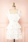 Herika Short Tiered Dress w/ Ruffles | Boutique 1861 front view