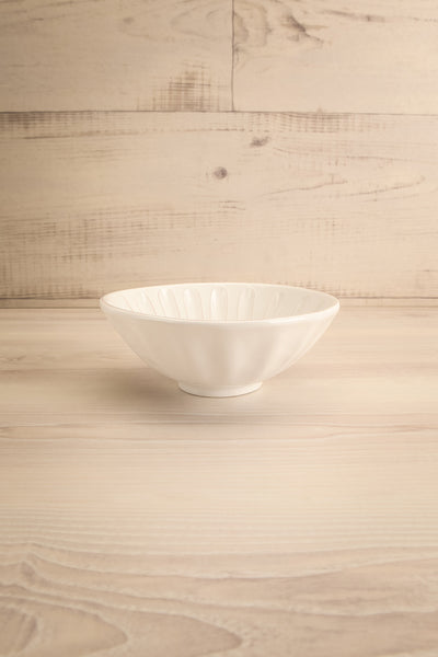 Herlev White Ceramic Bowl | La petite garçonne