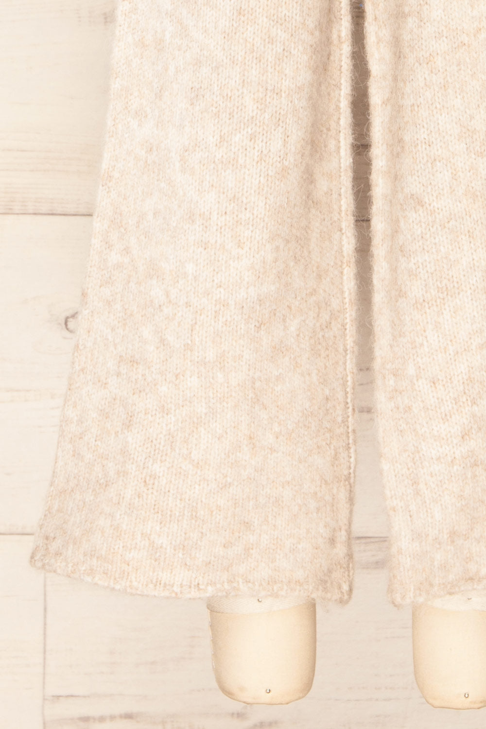 Herneuil Grey Soft Wool Knit Pants | La petite garçonne bottom 