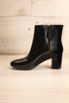 Herran Noir Black Heeled Ankle Boots side view | La Petite Garçonne Chpt. 2