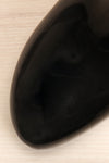 Herran Noir Black Heeled Ankle Boots flat lay close-up | La Petite Garçonne Chpt. 2