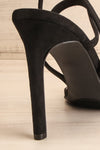Hikari Black Sandals | Sandales Noires | La Petite Garçonne back close-up