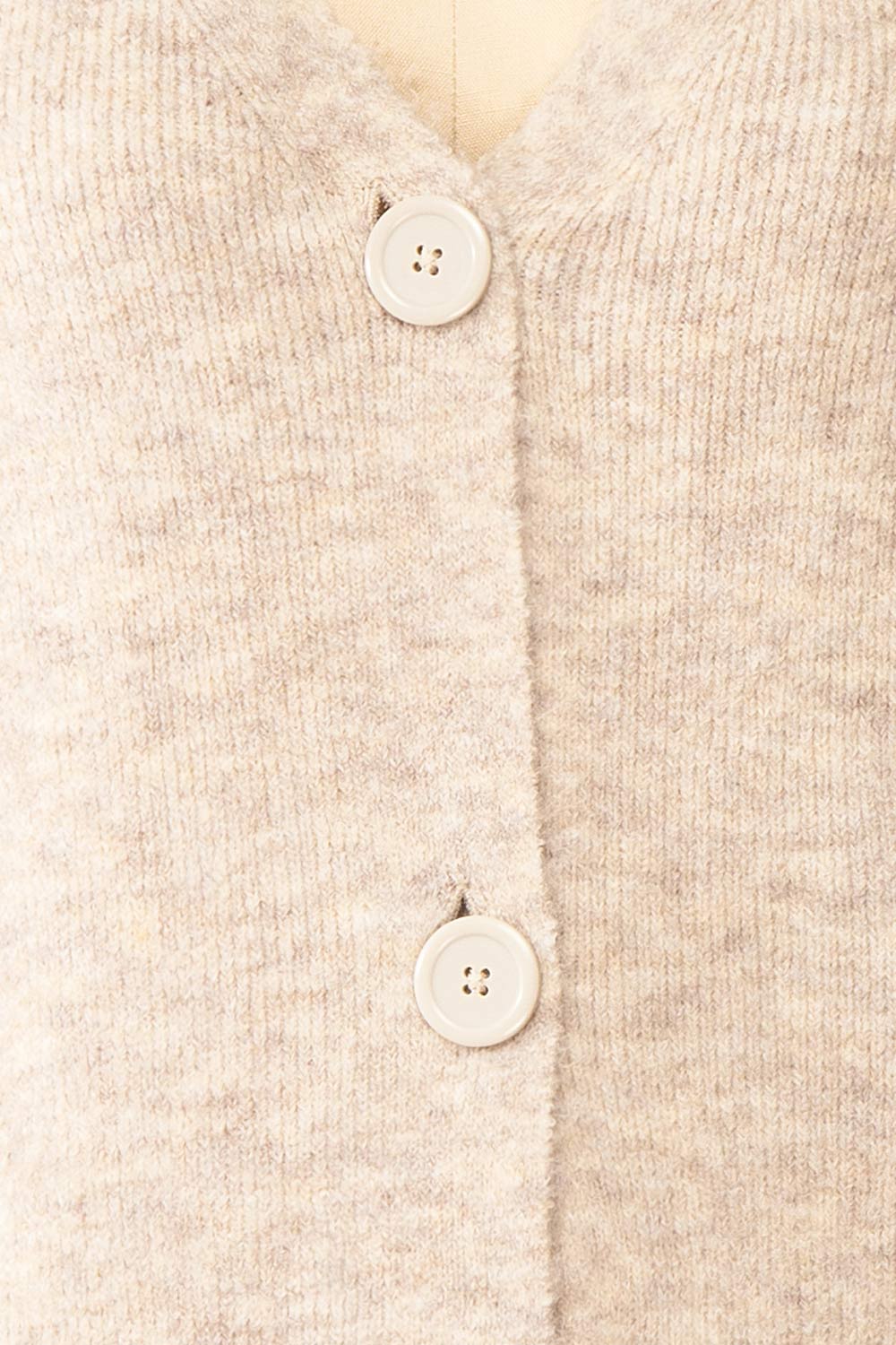 Hiling Soft Knit Cardigan w/ Buttons | Boutique 1861 fabric 