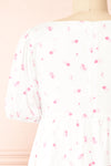 Hiswe Short Floral Babydoll Dress | Boutique 1861 back close-up