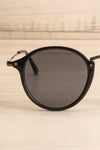 Hittorf Black & Dark Grey Sunglasses | La petite garçonne front close-up