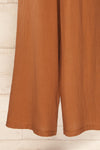 Hollie Cognac Textured Drawstring Pants | La petite garçonne bottom
