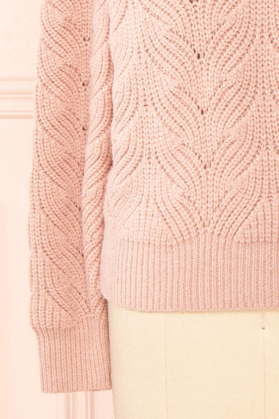 Honuka V-Neck Knit Sweater | Boutique 1861 sleeve