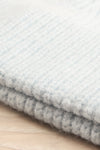 Hoya Blue Pastel Knit Tuque | La petite garçonne flat close-up
