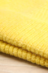Hoya Pastel Yellow Knit Tuque | La petite garçonne flat close-up