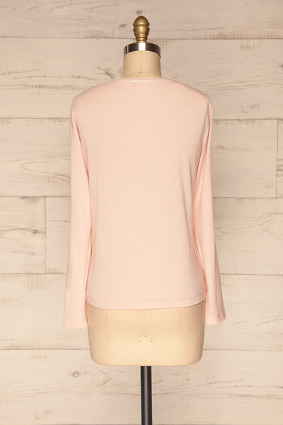 Huddinge Light Pink Long Sleeved T-Shirt back view | La Petite Garçonne
