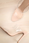 Humblot Clear Plastic Slip-On Heeled Sandals | La Petite Garçonne