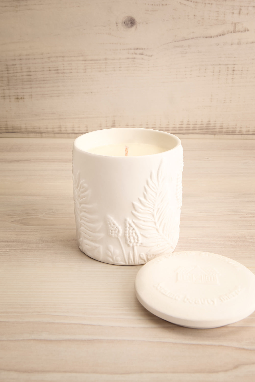 White Rosemary Mint Ceramic Candle | La Petite Garçonne Chpt. 2 1