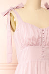 Ianah Pinstripe Midi Dress | Boutique 1861 side close-up