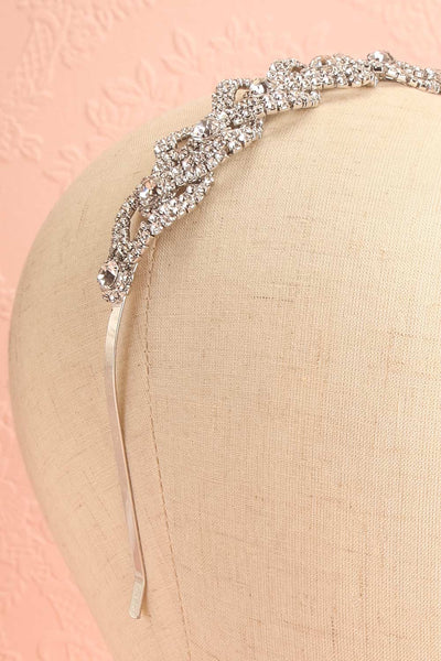 Ibetra Silver Headband w/ Crystals | Boudoir 1861 close-up