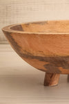 Idda Footed Wood Bowl | Maison garçonne close-up