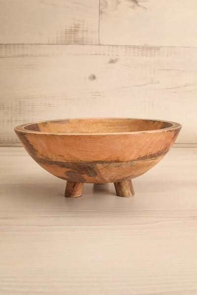 Idda Footed Wood Bowl | Maison garçonne