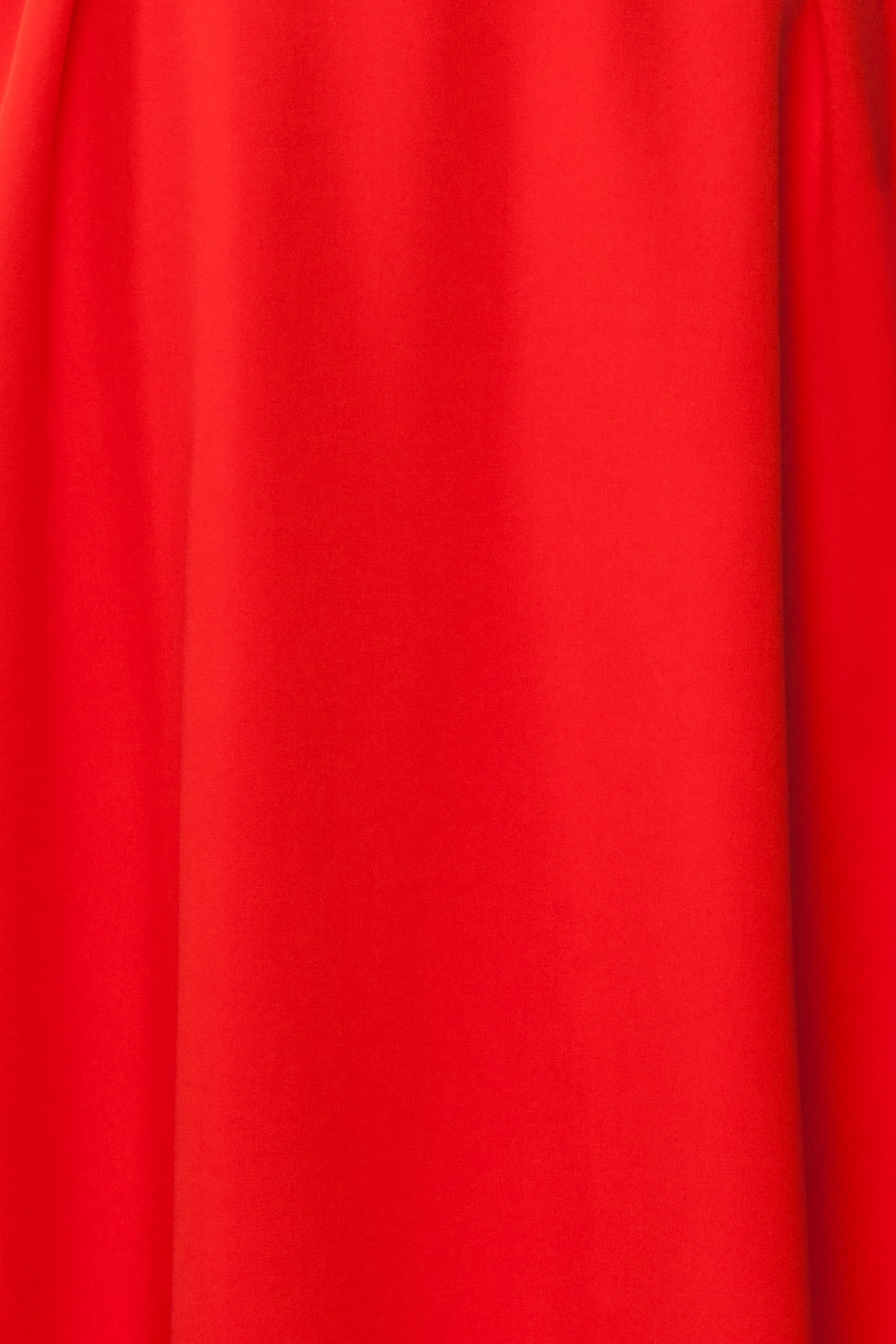 Iktomi Red A-Line Midi Dress w/ V Neck fabric | Boutique 1861