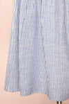 Ilona Blue Tie-Back Striped Midi Dress | Boutique 1861 bottom