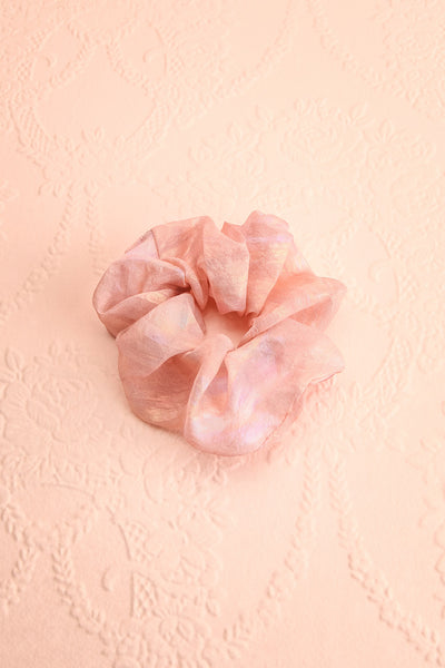 Indus Pink Iridescent Hair Scrunchie | Boutique 1861