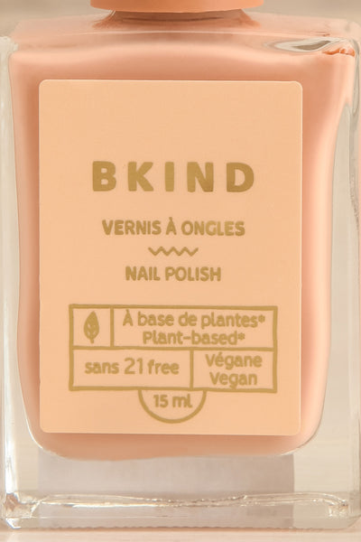 Ingredients Pinky Beige Nail Polish by BKIND | Maison garçonne close-up