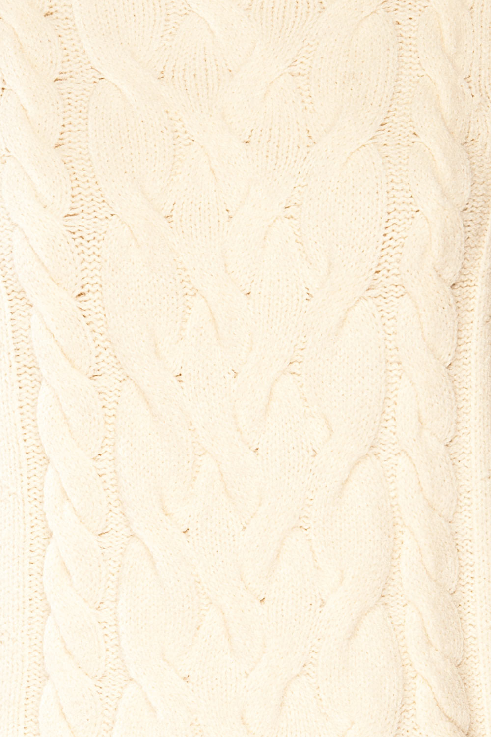 Invera Cream Knitted Sweater | La petite garçonne fabric  