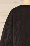 Invern Cropped Quilted Sweater | La petite garçonne back close-up