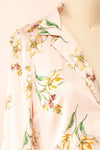 Irinna Cropped Floral Blouse | Boutique 1861 side close-up