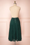 Irinushka Forest Green Lace A-Line Midi Skirt | Boutique 1861 back view