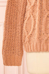 Irma Beige Turtleneck Knit Sweater | La petite garçonne bottom