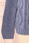 Irma Blue Turtleneck Knit Sweater | La petite garçonne bottom