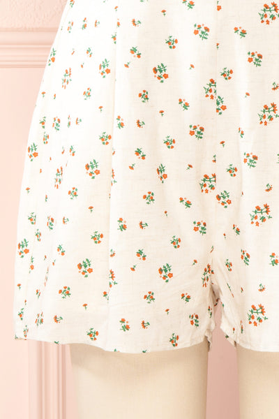 Irmelin Short Sleeve Floral Romper | Boutique 1861 bottom