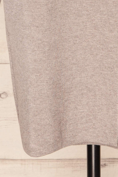 Irun Grey Long Knit Cardigan | La petite garçonne bottom