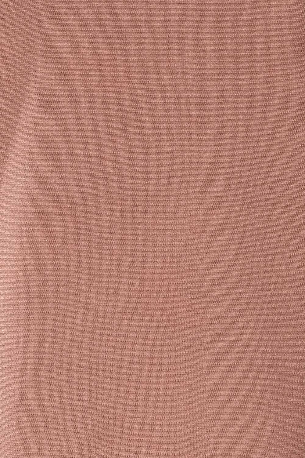Irun Taupe Long Knit Cardigan | La petite garçonne texture