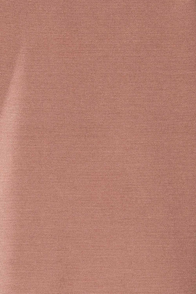 Irun Taupe Long Knit Cardigan | La petite garçonne texture