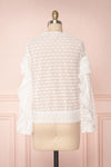 Istus Day White Lace Blouse with Pleated Ruffles | Boutique 1861 5