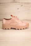 Itza Beige Pink Matt & Nat Oxford Shoes side view | La Petite Garçonne