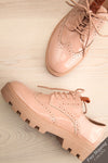 Itza Beige Pink Matt & Nat Oxford Shoes | La Petite Garçonne