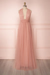 Jablunkov Candy Pink Maxi Dress with Plunging Neckline | Boutique 1861