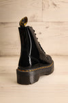 Jadon Black Patent Dr. Martens Platform Boots | La petite garçonne back view