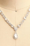 Jakobina Crystal Pendant Necklace | Boutique 1861 close-up