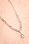 Jakobina Crystal Pendant Necklace | Boutique 1861 flat view