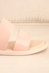Jamsa Pink Gladiator Sandals | La petite garçonne side front close-up